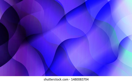 Wave Abstract Background with line, geometric shape. Creative Gradient Background. For Greeting Card, Brochure, Banner Calendar. Vector Illustration