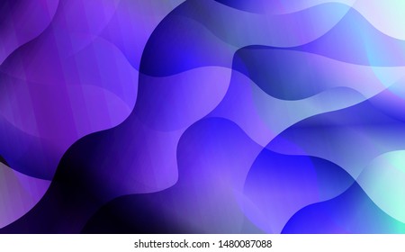 Wave Abstract Background with line, geometric shape. Creative Gradient Background. For Greeting Card, Brochure, Banner Calendar. Vector Illustration
