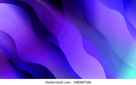 Wave Abstract Background with line, geometric shape. Creative Gradient Background. For Greeting Card, Brochure, Banner Calendar. Vector Illustration