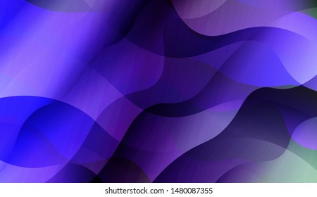 Wave Abstract Background with line, geometric shape. Creative Gradient Background. For Greeting Card, Brochure, Banner Calendar. Vector Illustration