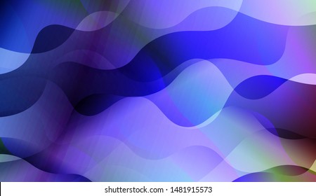 Wave Abstract Background with line, geometric shape. Creative Gradient Background. For Greeting Card, Brochure, Banner Calendar. Vector Illustration