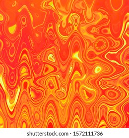 Wave abstract background. Marbling, acylic paint texture