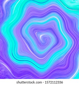 Wave abstract background. Marbling, acylic paint texture