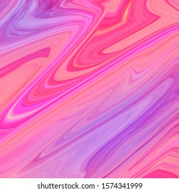 Wave abstract background. Marbling, acylic paint texture
