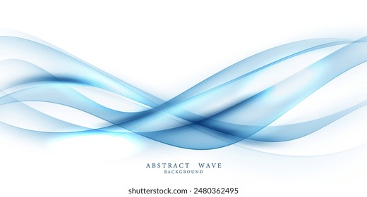 Wave abstract background, modern design, vector illustration.