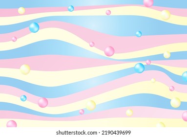 Wave Abstract Background sweet vector