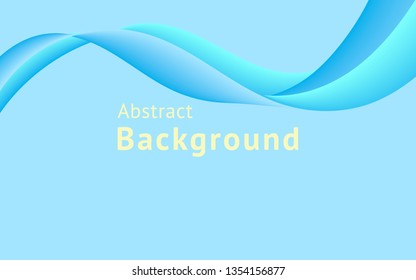 Wave abstract background vector