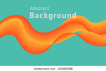 Wave abstract background vector