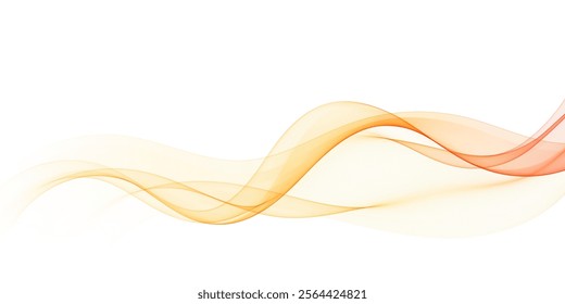 Wave abstract background, vector wave design element.