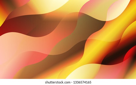 Wave Abstract Background. For Your Design Ad, Banner, Cover Page. Vector Illustration with Color Gradient