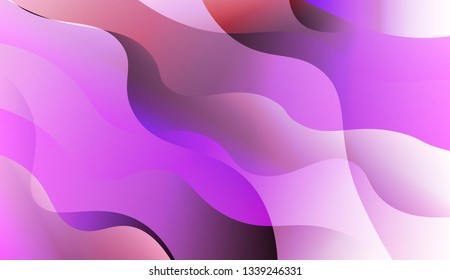 Wave Abstract Background. For Your Design Ad, Banner, Cover Page. Vector Illustration with Color Gradient
