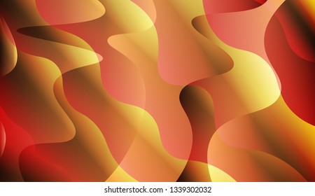 Wave Abstract Background. For Your Design Ad, Banner, Cover Page. Vector Illustration with Color Gradient