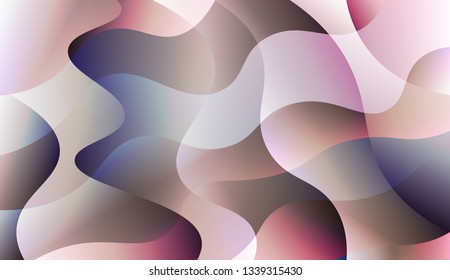 Wave Abstract Background. For Your Design Ad, Banner, Cover Page. Vector Illustration with Color Gradient