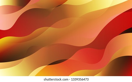 Wave Abstract Background. For Your Design Ad, Banner, Cover Page. Vector Illustration with Color Gradient