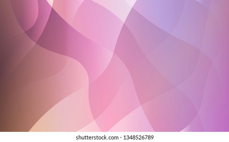 Wave Abstract Background. For Your Design Wallpapers Presentation. Vector Illustration with Color Gradient