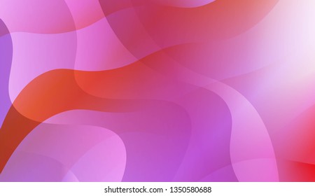 Wave Abstract Background. For Your Design Wallpapers Presentation. Vector Illustration with Color Gradient