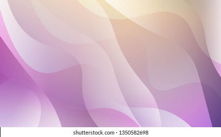Wave Abstract Background. For Your Design Wallpapers Presentation. Vector Illustration with Color Gradient