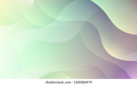 Wave Abstract Background. For Your Design Wallpapers Presentation. Vector Illustration with Color Gradient