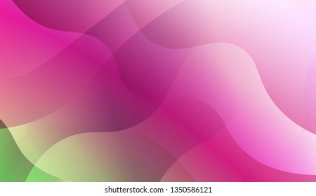 Wave Abstract Background. For Your Design Wallpapers Presentation. Vector Illustration with Color Gradient