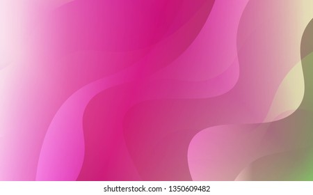 Wave Abstract Background. For Your Design Wallpapers Presentation. Vector Illustration with Color Gradient