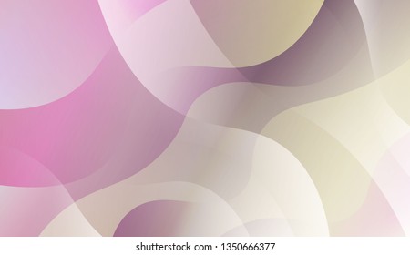 Wave Abstract Background. For Your Design Wallpapers Presentation. Vector Illustration with Color Gradient
