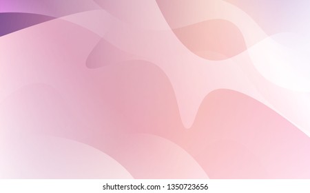 Wave Abstract Background. For Your Design Wallpapers Presentation. Vector Illustration with Color Gradient