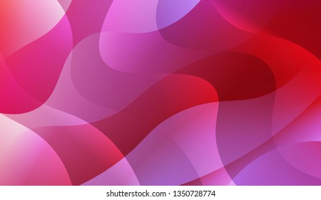 Wave Abstract Background. For Your Design Wallpapers Presentation. Vector Illustration with Color Gradient