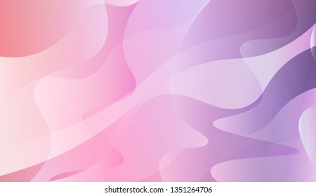 Wave Abstract Background. For Your Design Wallpapers Presentation. Vector Illustration with Color Gradient