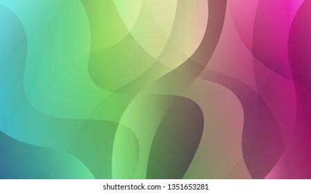 Wave Abstract Background. For Your Design Wallpapers Presentation. Vector Illustration with Color Gradient