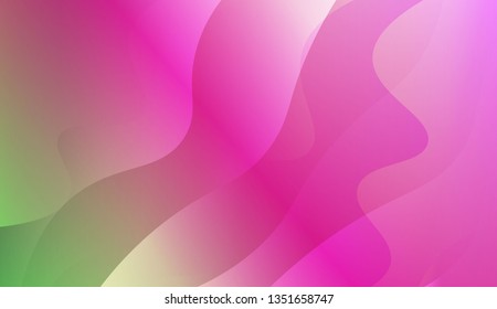 Wave Abstract Background. For Your Design Wallpapers Presentation. Vector Illustration with Color Gradient