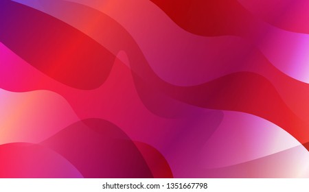 Wave Abstract Background. For Your Design Wallpapers Presentation. Vector Illustration with Color Gradient