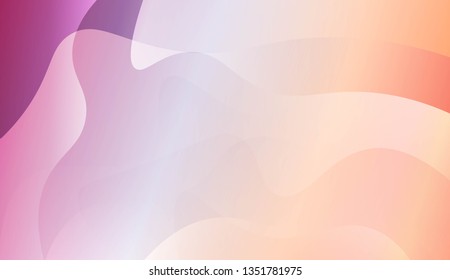 Wave Abstract Background. For Your Design Wallpapers Presentation. Vector Illustration with Color Gradient