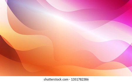 Wave Abstract Background. For Your Design Wallpapers Presentation. Vector Illustration with Color Gradient