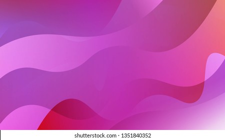 Wave Abstract Background. For Your Design Wallpapers Presentation. Vector Illustration with Color Gradient