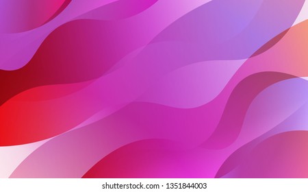 Wave Abstract Background. For Your Design Wallpapers Presentation. Vector Illustration with Color Gradient