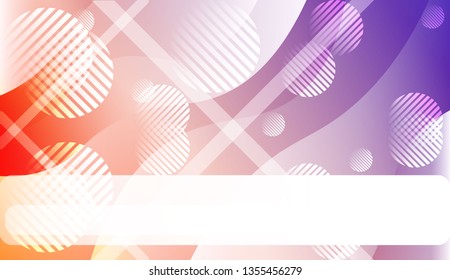 Wave Abstract Background. For Your Design Wallpapers Presentation. Vector Illustration with Color Gradient