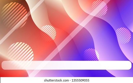 Wave Abstract Background. For Your Design Wallpapers Presentation. Vector Illustration with Color Gradient