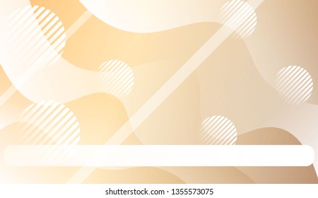 Wave Abstract Background. For Your Design Wallpapers Presentation. Vector Illustration with Color Gradient