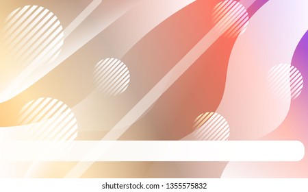Wave Abstract Background. For Your Design Wallpapers Presentation. Vector Illustration with Color Gradient