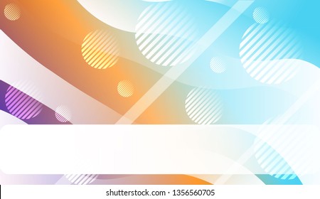 Wave Abstract Background. For Your Design Wallpaper, Presentation, Banner, Flyer, Cover Page, Landing Page. Vector Illustration with Color Gradient