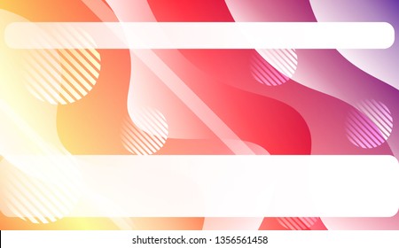 Wave Abstract Background. For Your Design Wallpaper, Presentation, Banner, Flyer, Cover Page, Landing Page. Vector Illustration with Color Gradient