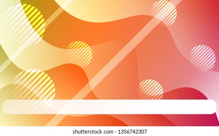 Wave Abstract Background. For Your Design Wallpaper, Presentation, Banner, Flyer, Cover Page, Landing Page. Vector Illustration with Color Gradient