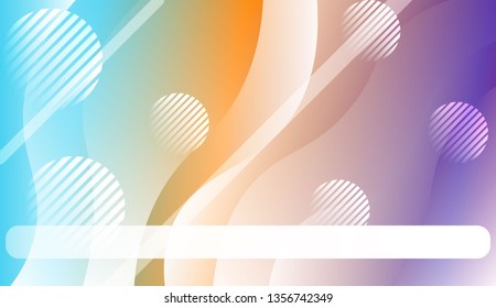 Wave Abstract Background. For Your Design Wallpaper, Presentation, Banner, Flyer, Cover Page, Landing Page. Vector Illustration with Color Gradient