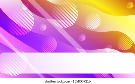 Wave Abstract Background. For Your Design Wallpaper, Presentation, Banner, Flyer, Cover Page, Landing Page. Vector Illustration with Color Gradient