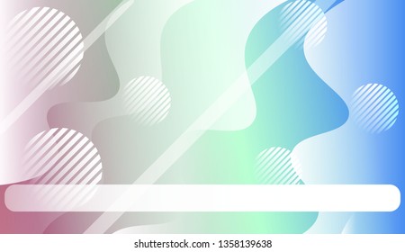 Wave Abstract Background. For Your Design Wallpapers Presentation. Vector Illustration with Color Gradient