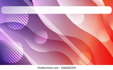 Wave Abstract Background. For Your Design Wallpapers Presentation. Vector Illustration with Color Gradient