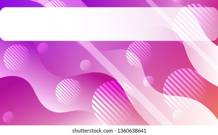 Wave Abstract Background. For Your Design Wallpaper, Presentation, Banner, Flyer, Cover Page, Landing Page. Vector Illustration with Color Gradient