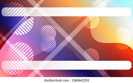 Wave Abstract Background. For Your Design Wallpaper, Presentation, Banner, Flyer, Cover Page, Landing Page. Vector Illustration with Color Gradient