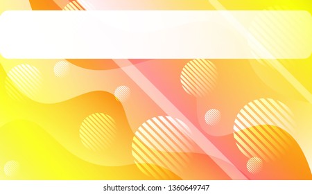 Wave Abstract Background. For Your Design Wallpaper, Presentation, Banner, Flyer, Cover Page, Landing Page. Vector Illustration with Color Gradient
