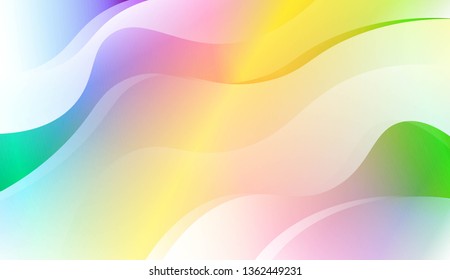 Wave Abstract Background. For Your Design Wallpaper, Presentation, Banner, Flyer, Cover Page, Landing Page. Vector Illustration with Color Gradient